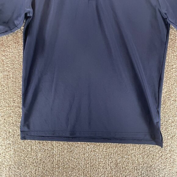 Under Armour Polo Shirt Mens Large Blue Short Sleeve Collared Adult Pullover - Picture 7 of 13